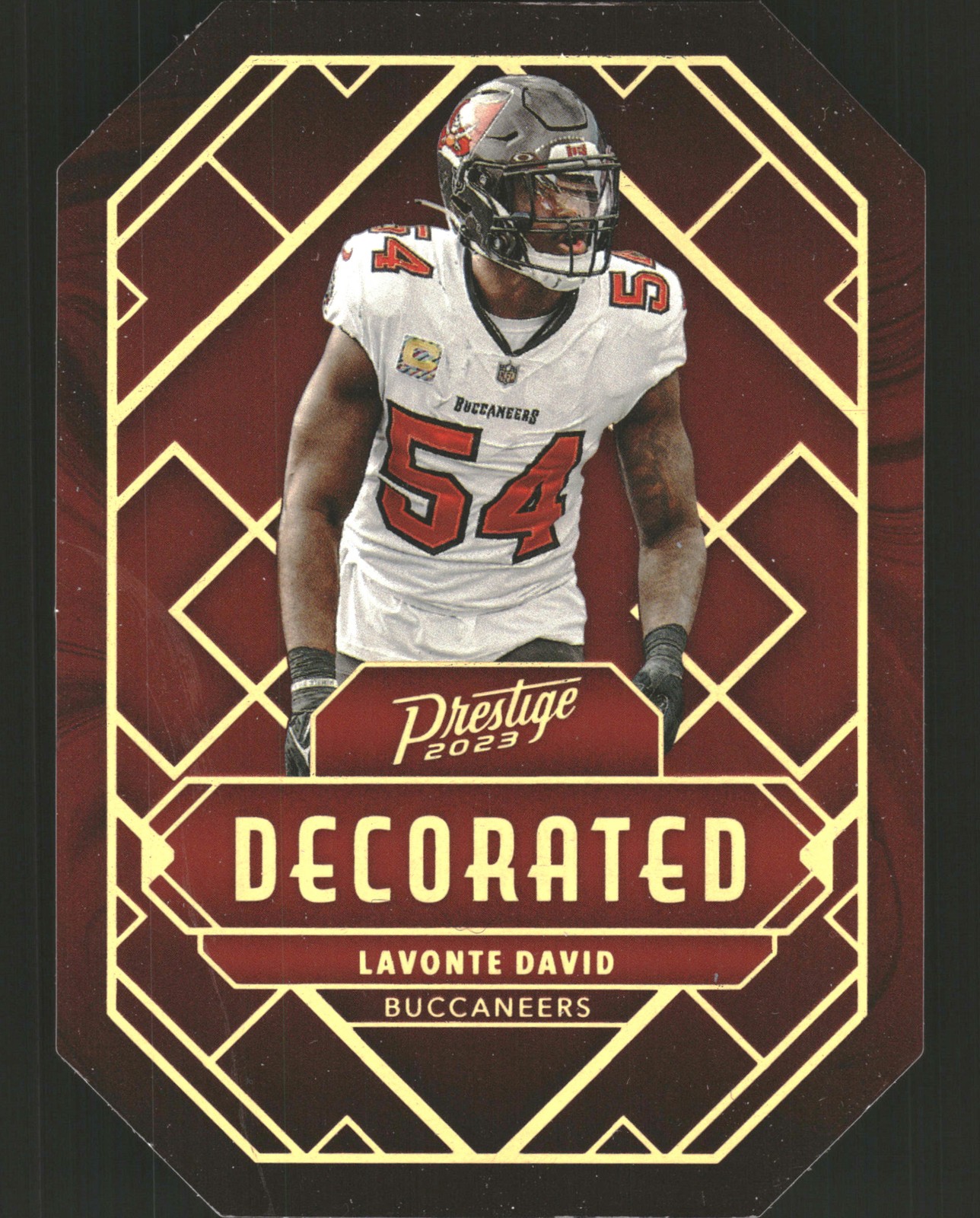 Lavonte David 2023 Panini Prestige #D-29 Decorated Tampa Bay Buccaneers