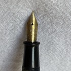 VTG Sheaffer  Marbled Green 14k Nib Feather Touch 5 Fountain Pen Gold Trim — photo 3