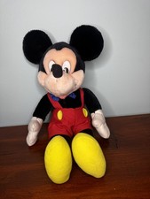 Disney Mickey Mouse Vintage Doll Stuffed 8 Toy by Applause VTG