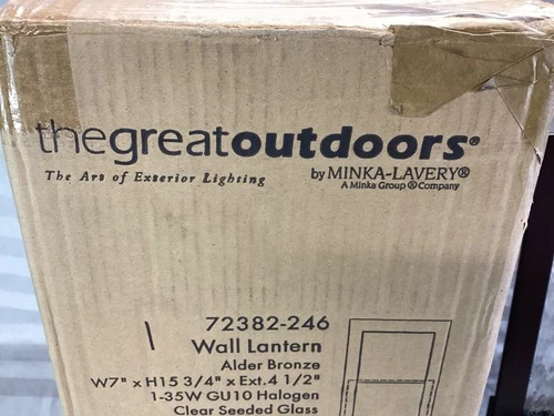 Minka Lavery 72382-246 Great Outdoors Westgate 1 Light - Imperfections - Picture 2 of 18