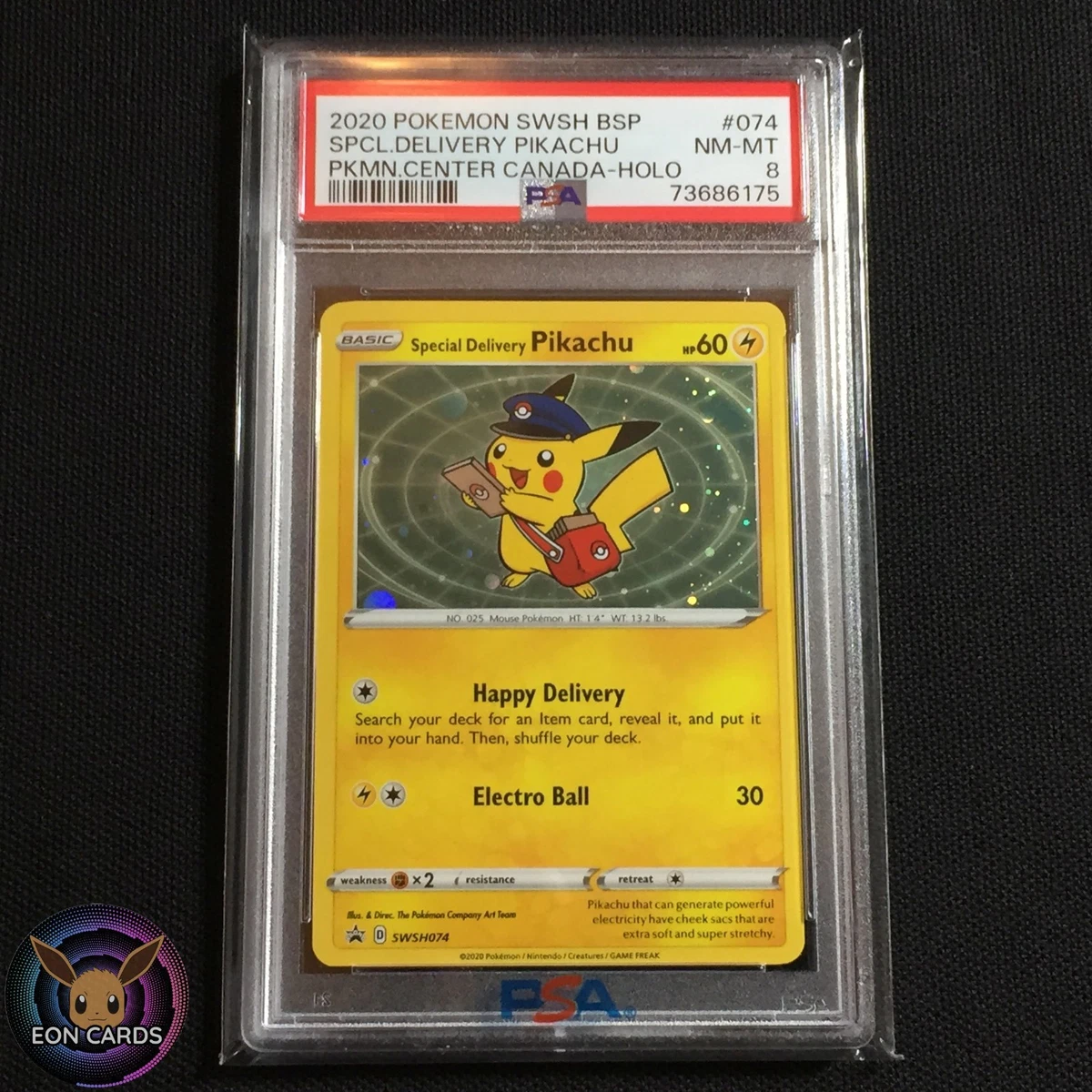 Pokémon TCG Grade 8 Pikachu Individual Collectible Card Game Cards