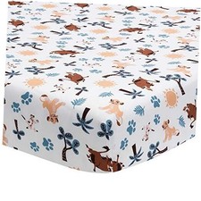 Lion King Adventure Fitted Crib Sheet, Multicolor