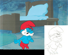 Papa Smurf - Animation Cels