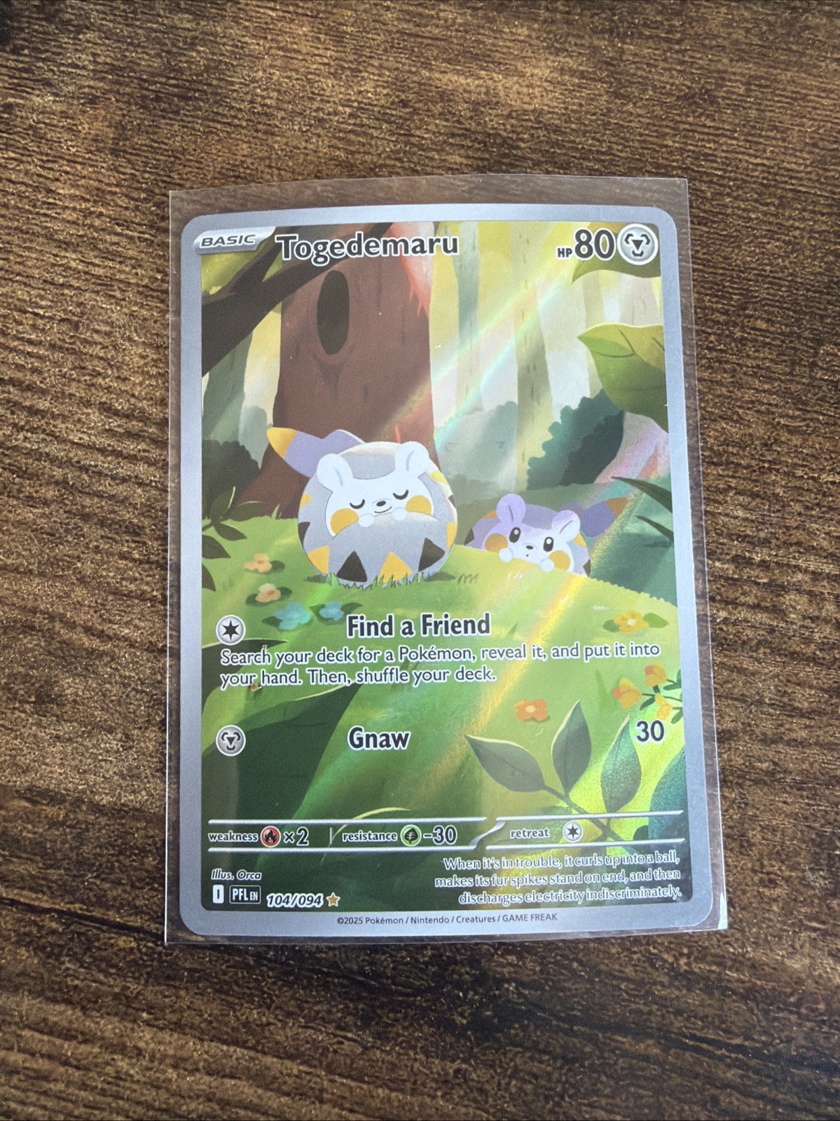 Pokemon TCG Phantasmal Flames #104/094 Togedemaru NM