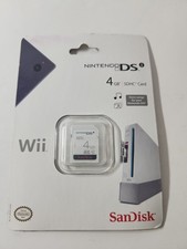 Nintendo Ds Wii 4 Gb SDHC card. SanDisk