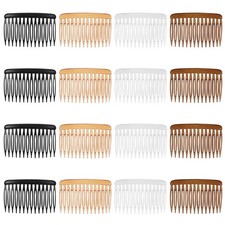 16PCS French Hair Combs for Women, 14 Teeth 2.8x1.8in Hair Side Comb Plastic ...