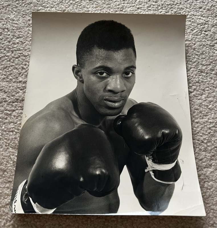 1970s-era Boxer ??? Hines Vintage 8x10 B&W Photo Steve Warren Photo