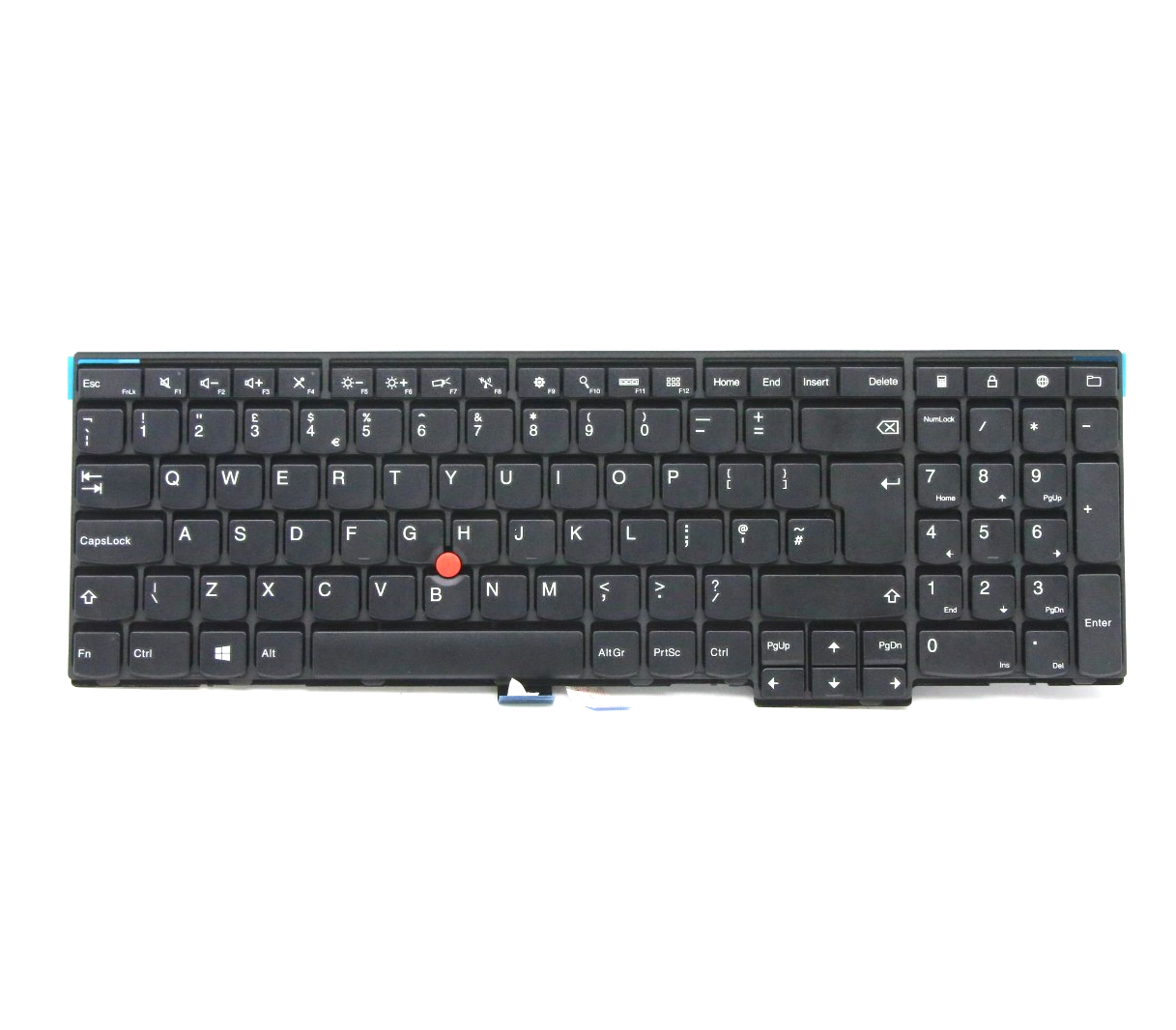 UK Keyboard Assembly w/Pointstick for Lenovo ThinkPad L450/W540 - 04Y2377