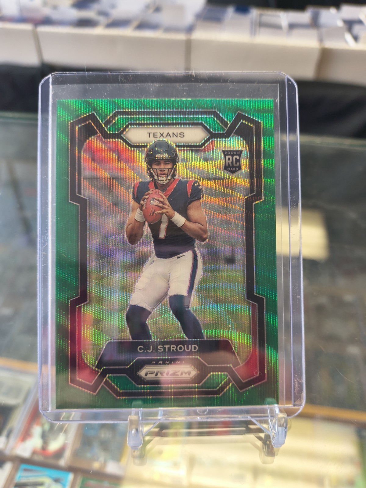 2023 Panini Prizm - Rookies C.J. Stroud #339 Green Wave Prizm (RC)🔥