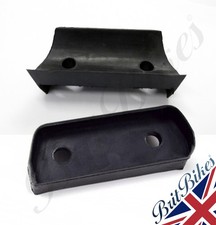 PAIR OF TRIUMPH TR7 TIGER T140 BONNEVILLE HEADLAMP EAR MOUNTING RUBBER - 97-2208