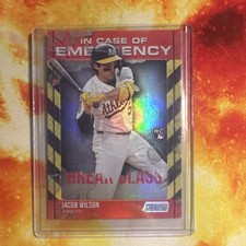 Topps 2025 Stadium Club Jacob Wilson Rookie In Case of Emergency #ICE-13 MLB
