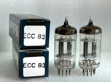 2 x  NOS Röhren  Brimar   ECC83  12AX7   matched pair UK tubes