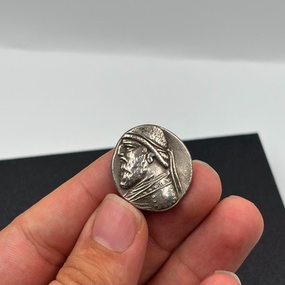 Rare Ancient Roman Greek Empire Silver Coin
