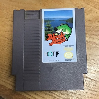 HOT-B The Black Bass NES Game Cartridge Sports Fishing NTSC-U/C