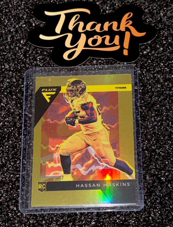 Hassan Haskins Panini Chronicles Flux Rookies #FX13 Green