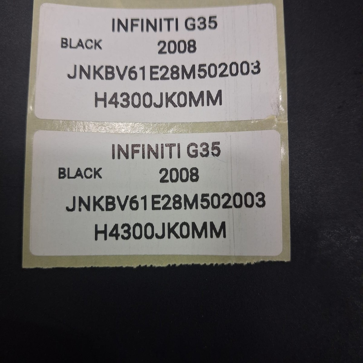 2011-2012 Infiniti G25 Trunk Lid H4300JK0MM | eBay