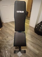 Kayman Adjustable Weight Bench 6 Back, 4 Seat Levels, Foldable, Compact