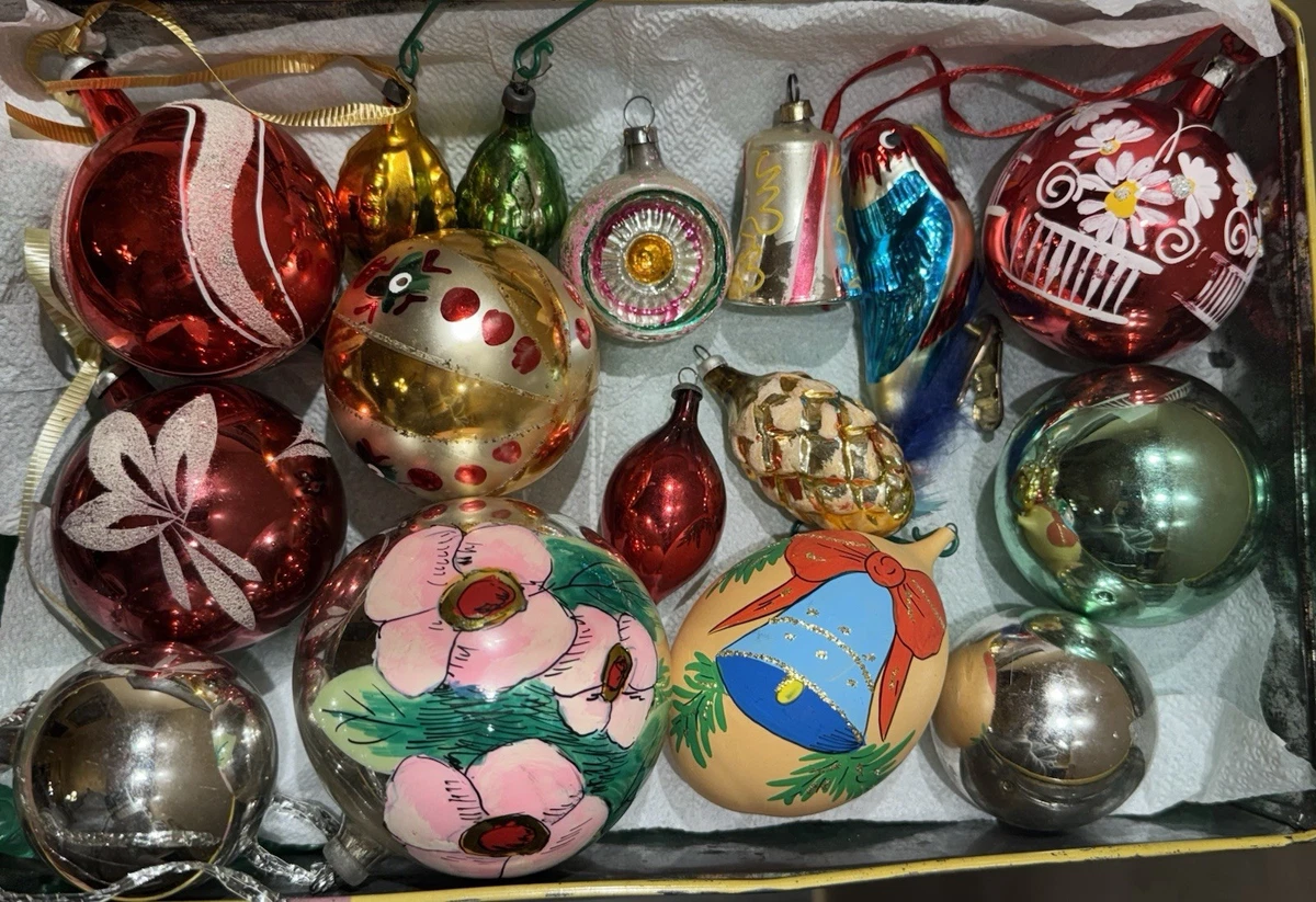 Set 45 Palline Di Natale In Plastica Infrangibile - Decorazioni Per Albero, Lucide, Opache E Scintillanti