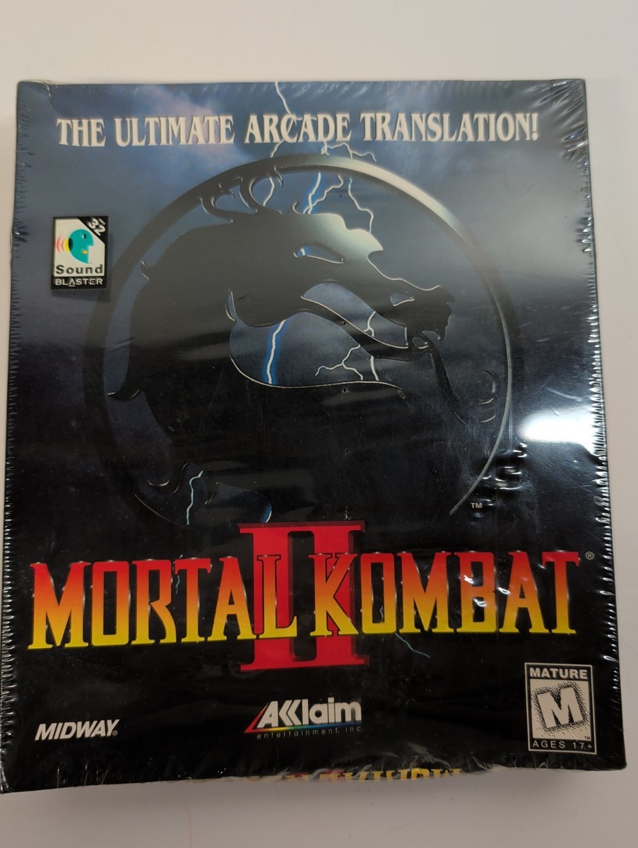 Mortal Kombat II PC Big Box - New  Sealed - See Condition