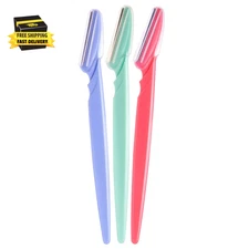 D220 Eyebrow Facial Hair Shaper Trimmer, Dermaplaning Razor - 3 Pack ⭐️⭐️⭐️⭐️⭐️