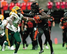 Jevon Cottoy Signed 8x10 Photo BC Lions Autographed COA B