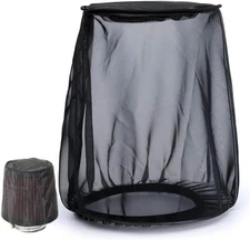 Waterproof Air Filter Rain Sock Dustproof Color: Black#S