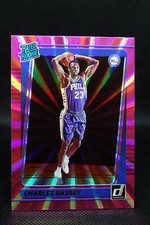 2021-22 Panini Donruss Rated Holo Pink Laser Charles Bassey #213 Rookie RC 76ers