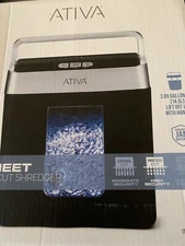 Ativa 8-Sheet MicroCut Shredder High Security Brand New Lift Off Lid With Handle