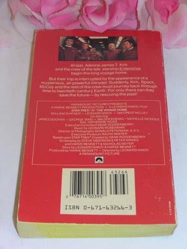 Star Trek IV The Voyage Home A Novel By Vonda N. McIntyre - Picture 2 of 3
