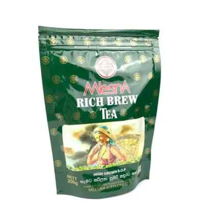 Mlesna Rich Brew Tea Triple Laminate Bag - 200g Free Shipping World Wide