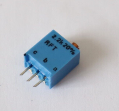 Original RFT/ DDR Potentiometer - 2,2 kOhm - 20% - NEU