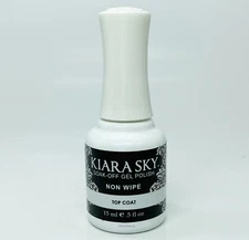 Kiara Sky Soak Off Gel Polish - Non Wipe Top Coat 0.5 Oz 