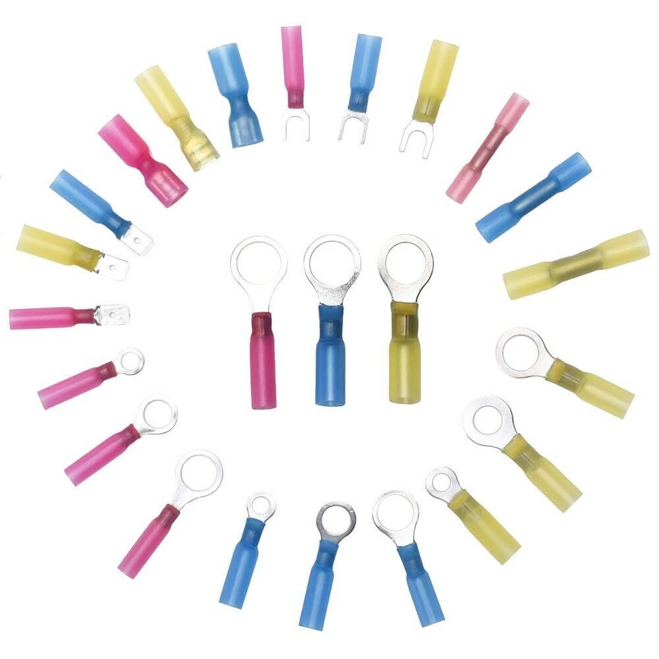 250pcs Heat Shrink Wire Connector DIY Kit Waterproof Marine Automotive Terminals - Image 4 of 4