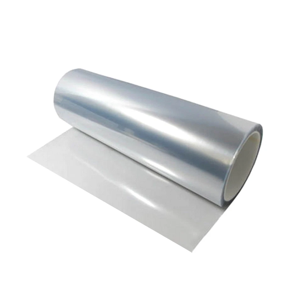 Lámina de vinilo de cubierta de pintura para capó de protección de faros transparente transparente de 12x48" Foto 2 de 4