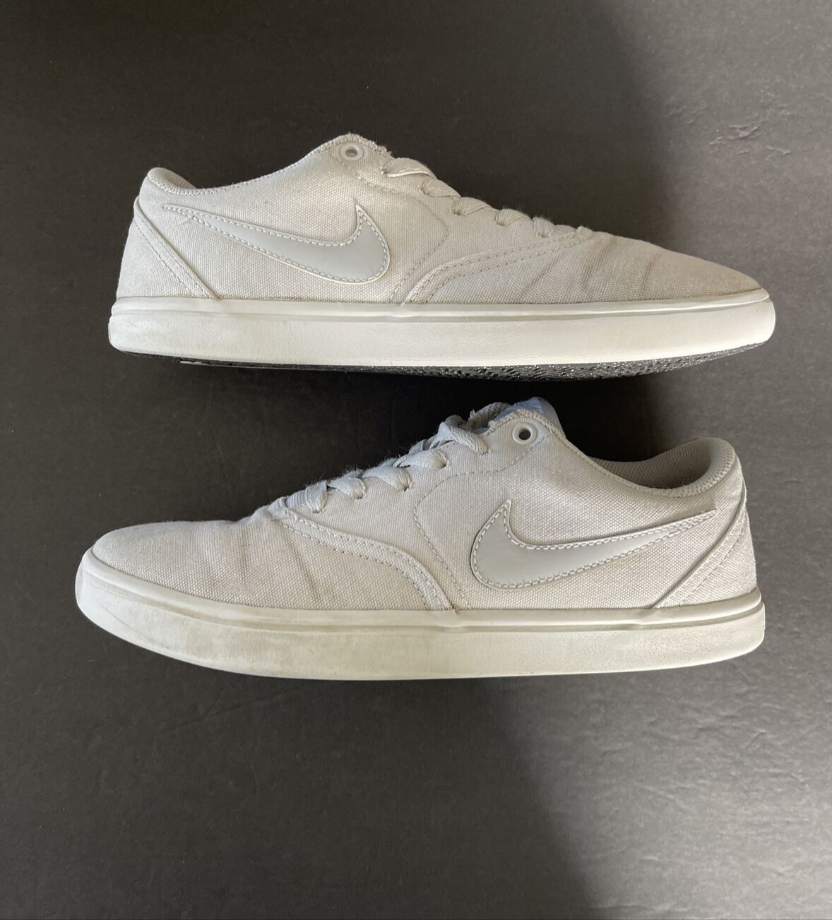 SAOLA Scarpe casual Nike SB Check Solar morbide grigio chiaro donna taglia 8 5 *Leggi