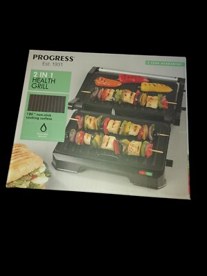 Elektrischer Tischgrill Progress   2 in 1 Kontaktgrill Flächengrill, EK 5854P