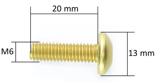 Linsenkopf Schrauben Aluminium Torx M5 M6 Alu eloxiert Linsenkopfschrauben 5 6mm - Bild 6 von 9