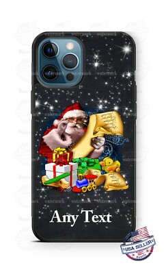 Santa Claus Making a List Christmas Personalized Phone Case Cover - Cute Gift