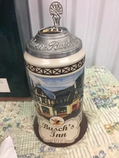 Anheuser-Busch Stein  Busch’s Inn CB21 2002 CLUB MEMBER KIT Budweiser Beer