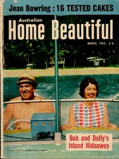Australian Home Beautiful - March 1963 - Mid-Century mag - Bob and Dolly Dyer