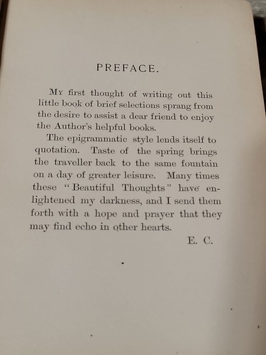 Antique 1892 Beautiful Thoughts by Henry Drummond First Edition Hardcover Book - Picture 8 of 10