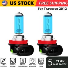 For Chevrolet Traverse 2012 H11 Halogen Headlight Bulbs High/Low Beam Bright