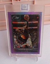 Donovan Mitchell 2021-22 One And One Purple /25 Encased