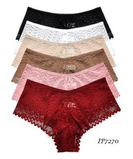 Boyshorts High Waist BoyShort Soft lace 3-12 Shortie Panties Underwear 7270 S-XL