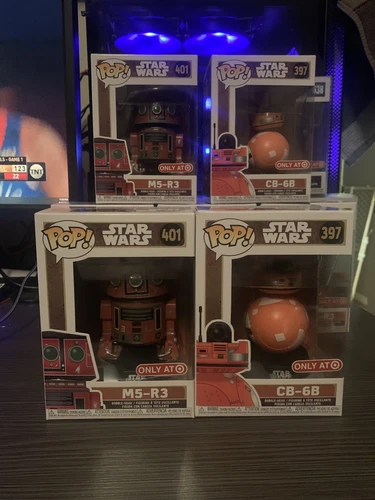 Funko POP! Star Wars: Galaxy's Edge - M5-R3 & CB-6B  TARGET Exclusive  IN HAND.