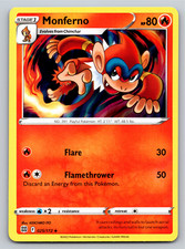Monferno 025/172 Uncommon Brilliant Stars Pokemon Card - NM