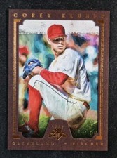2016 Panini Diamond Kings Bronze Framed Corey Kluber #119 Cleveland Baseball