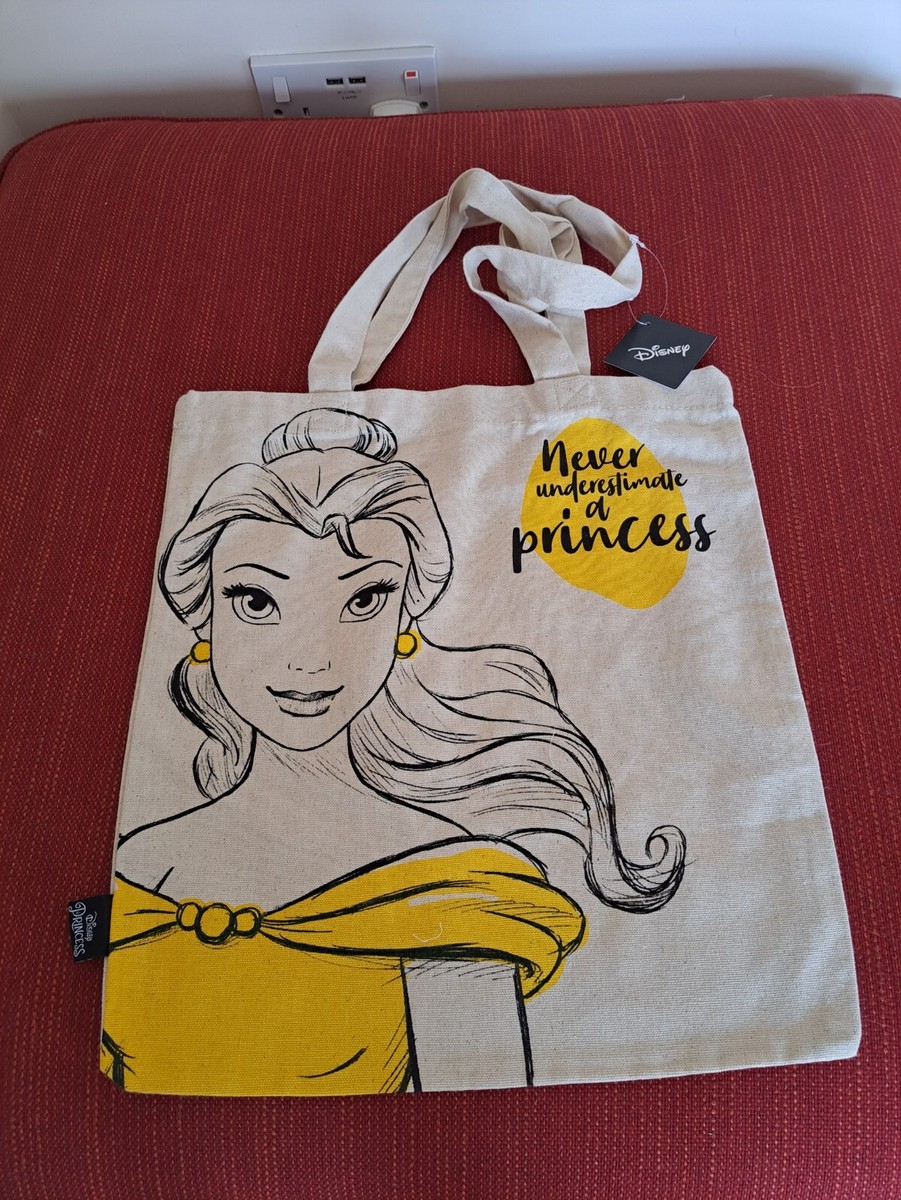 New Disney Princess Belle never underestimate a princess -Tote bag