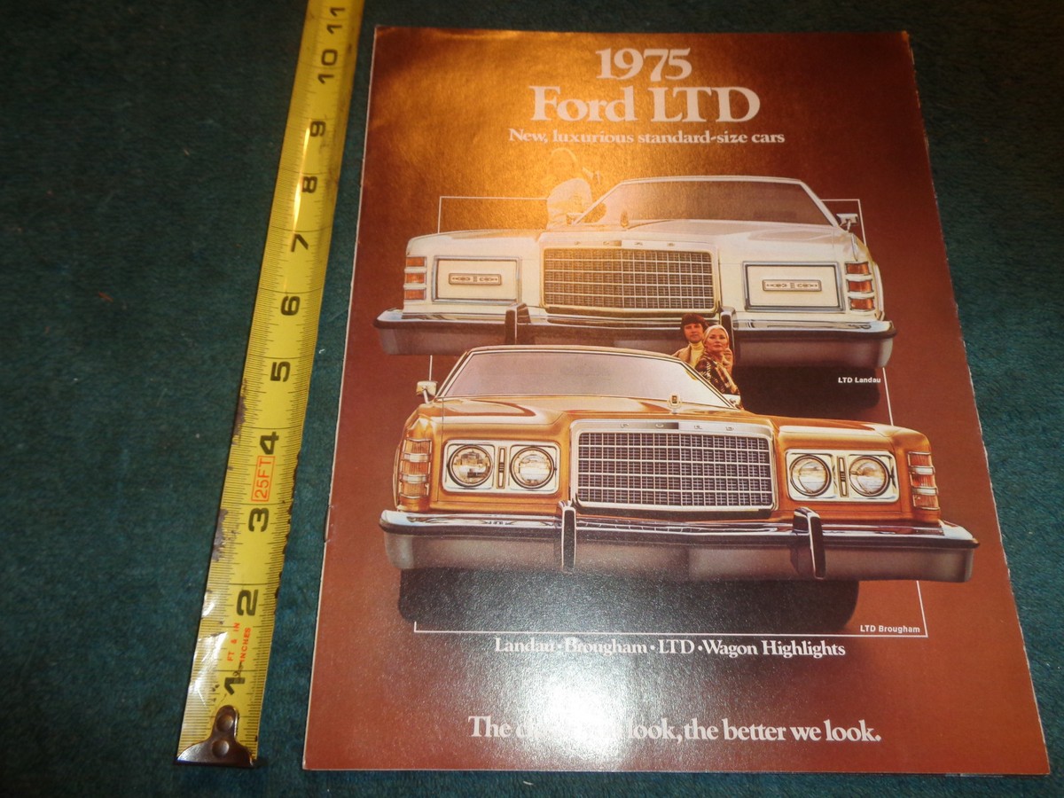 1975 FORD LTD SALES BROCHURE / CATALOG / ORIGINAL FOMOCO ITEM! | eBay