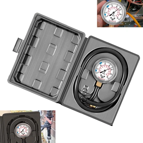 Natural Gas or LP Gas Manifold Pressure Test Tool Kits, 0-35" W.C., 1/8-inch NPT